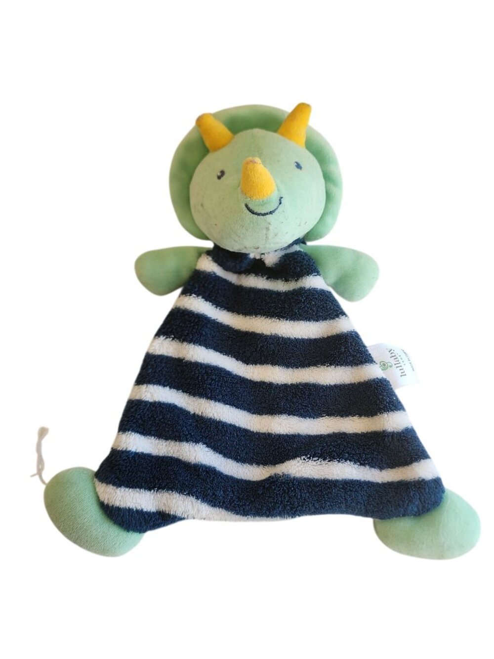 Lullaby Lane Triceratops dinosaur baby security blanket